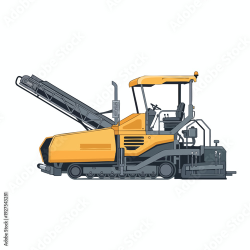 Modern Road Roller for Construction and Roadwork Projects