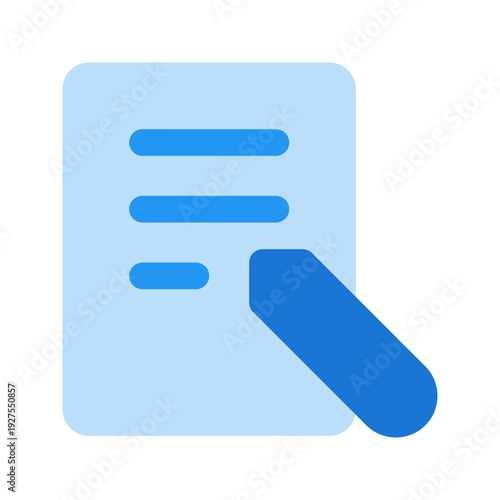 copywriter flat icon