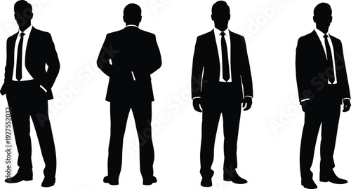 People Silhouette Mega Bundle with Business Professionals Soldiers Construction Workers Motorcyclists Disabled People Victorian Figures Bearded Men and Praying Figures