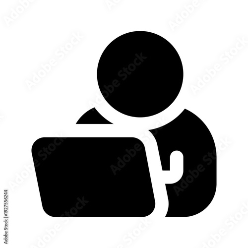 freelance glyph icon