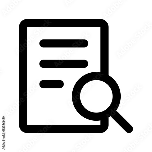 proofreading line icon