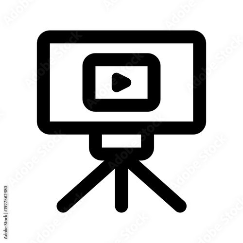 vlog line icon