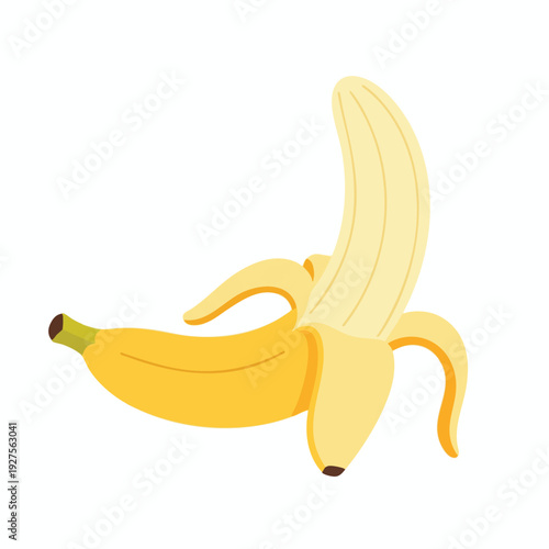 Fresh Yellow Banana Illustration