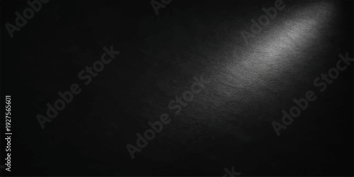 Dark grunge concrete wall texture with vintage black stone surface and rough grey paper pattern design for a blank dirty backdrop