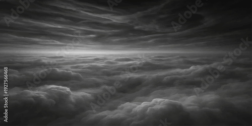 Dramatic timelapse of dark storm clouds rolling across a blue and gray sky as nature creates a powerful overcast cloudscape of wind and rain