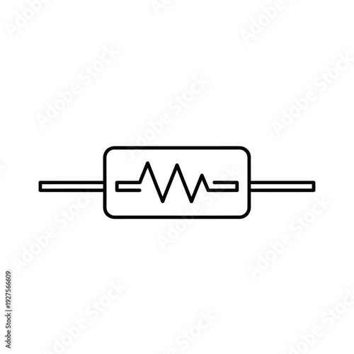 Electric Pulse Signal Technology Icon.
