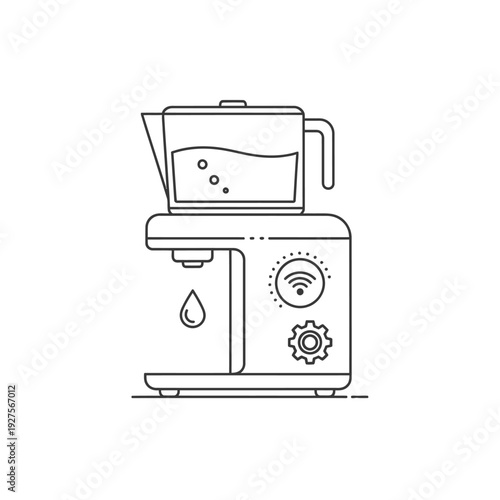 Smart Coffee Machine With WiFi.