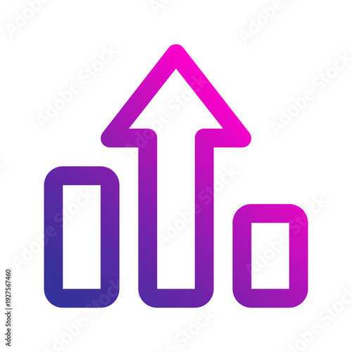 profit line gradient icon