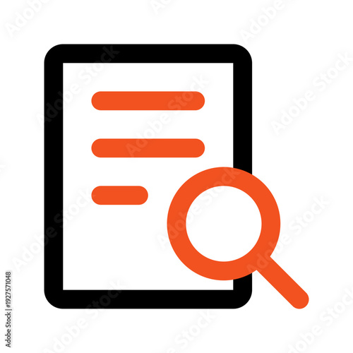 proofreading outline color icon