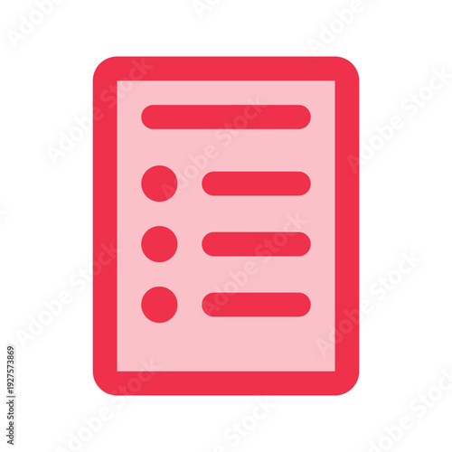 brief outline fill icon