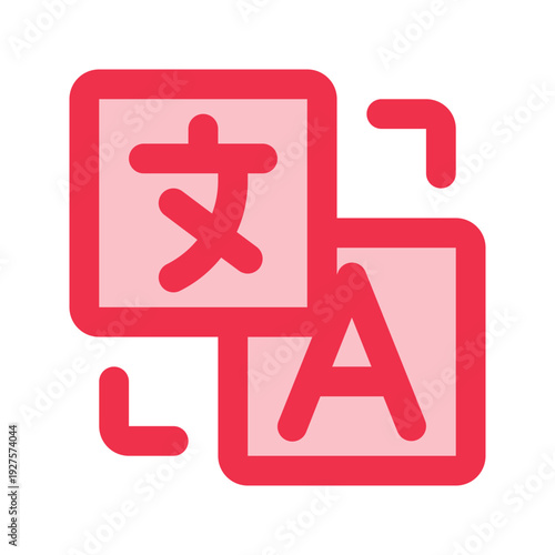 translation outline fill icon