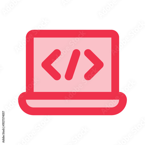web development outline fill icon