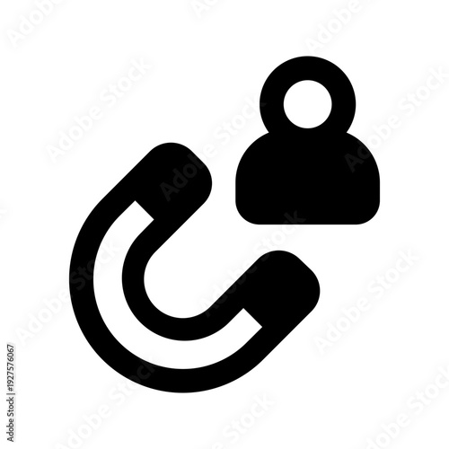 acquisition solid line icon