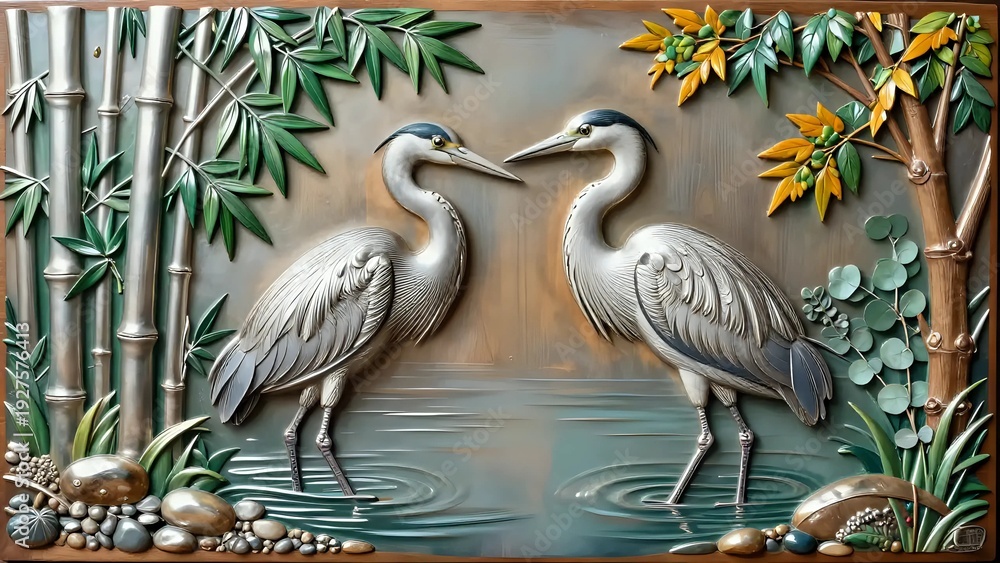 Fototapeta premium Great blue heron I Wall Decor 