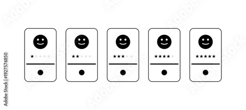 Online Service Experience Rating – Businessman Giving Customer Feedback via Mobile App