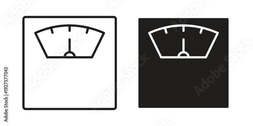 Scale icon vector. EPS 10 editable vector bundle