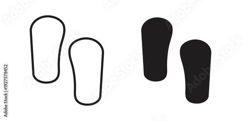 Soles icon vector. EPS 10 editable vector bundle