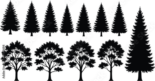 Black cat silhouette vector set, domestic kitten sitting and stretching collection, pet animal graphics isolated on white background, feline bundle,