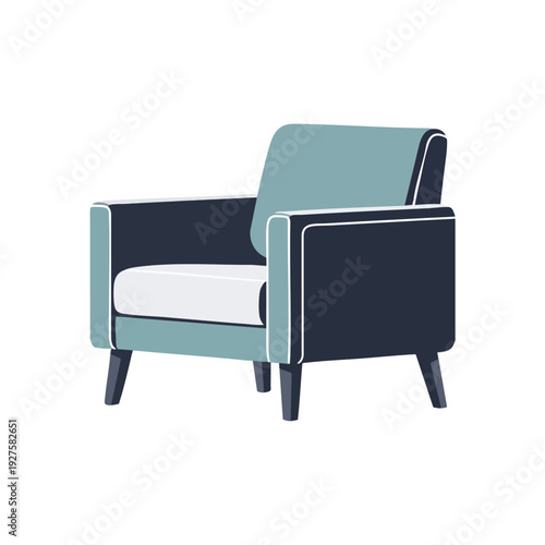 Modern Upholstered Armchair with Elegant Design for Comfortable Living Spaces