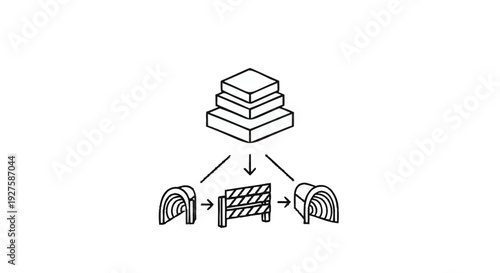 Conceptual Diagram Illustrating Process Flow and Transformation.
