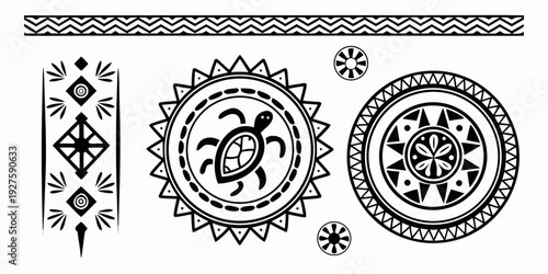 Intricate designs of ancient mechanical gears and mechanisms Vector