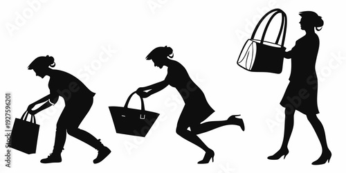 Evolution of shopping methods from ancient times to modern day Vector