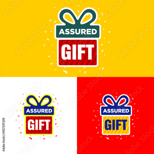 Assured Gift Vector logo Illustration Design