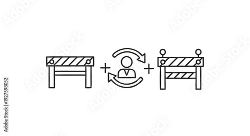Conceptual Illustration of Business Process Improvement and Workflow Optimization.