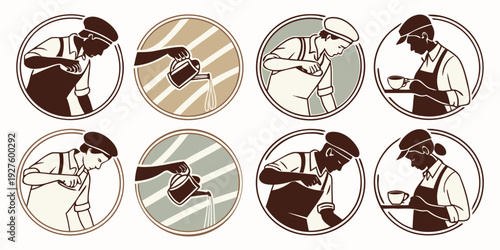 Assorted coins from various countries and time periods displayed on a white background Vector