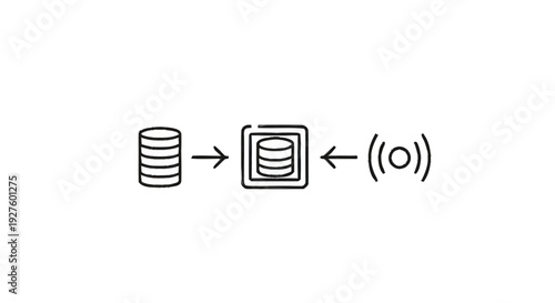 Database and Processing Unit with Network Connection.