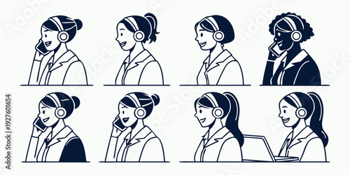 A diverse collection of birds with unique features and behaviors Vector