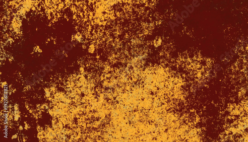 Textured abstract background of rust and gold speckles