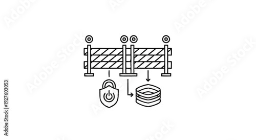 Conceptual Illustration of Data Security and Access Control.