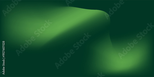 Abstract vector blurred gradient mesh background in green. modern design, vector illustration