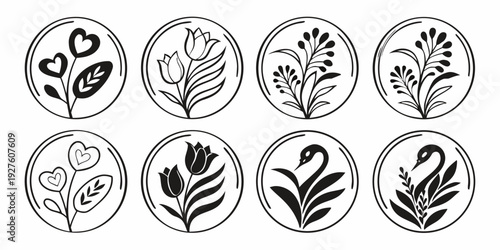 A collection of ancient coins showcasing intricate designs and symbols from various cultures Vector