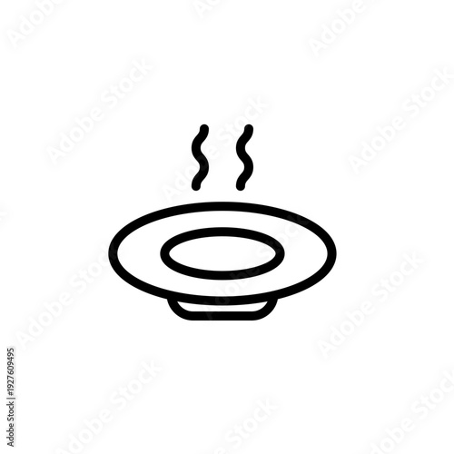 Food and drink web icons in line style. Meal, restaurant, dishes, fruits, fastfood, burger, pizza, coffee, sandwich, collection. Vector illustration.