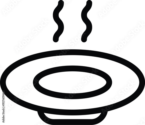 Food and drink web icons in line style. Meal, restaurant, dishes, fruits, fastfood, burger, pizza, coffee, sandwich, collection. Vector illustration.