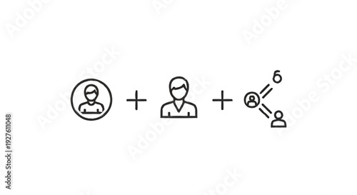 Conceptual illustration of human connection and networking.