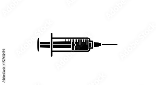 Syringe with Needle Medical Injection Device.