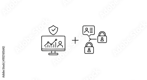 Data Security and User Privacy Protection Concept.