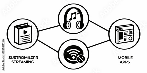 Diagram illustrating the integration of iot, ai, and cloud computing for smart city applications Vector