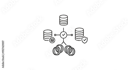 Database Management System with Security and Data Flow.
