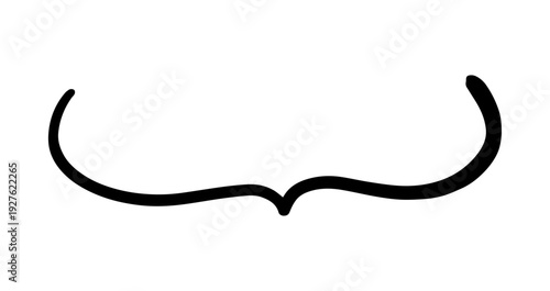 シンプルなペンの手書き吹き出し ベクター