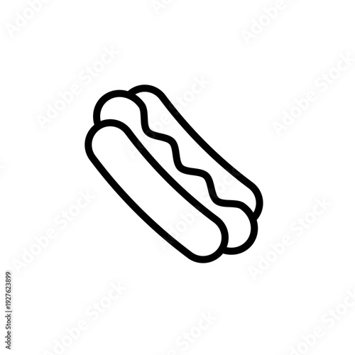 Food and drink web icons in line style. Meal, restaurant, dishes, fruits, fastfood, burger, pizza, coffee, sandwich, collection. Vector illustration.