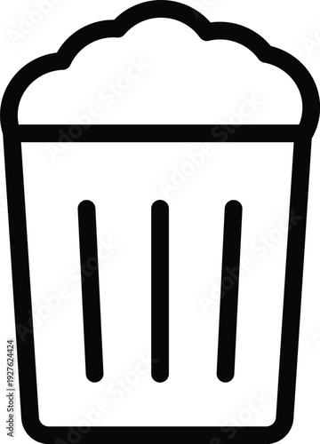 Food and drink web icons in line style. Meal, restaurant, dishes, fruits, fastfood, burger, pizza, coffee, sandwich, collection. Vector illustration.