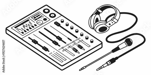 A detailed illustration of a dental checkup equipment set with various tools. Vector