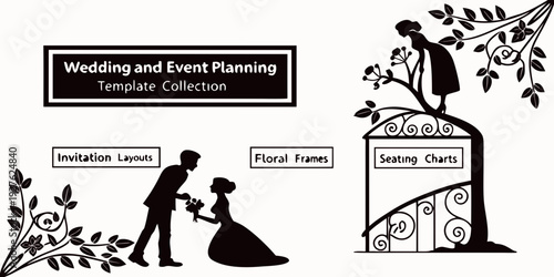 Couple enjoying a romantic evening at a cozy home with a fireplace. Vector