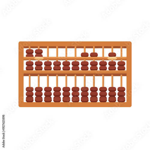 Colorful Wooden Abacus for Educational and Learning Activities