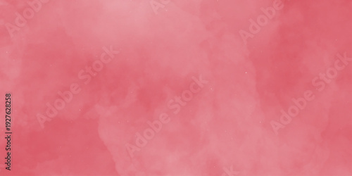 Abstract design with pink wall background in illustration design . Red and white ink effect water color illustration. Cloudy smoke color explosion dust grain texture abstract sky watercolor vintage bg