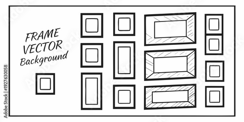 Frank vector: a detailed blueprint of a modern design concept Vector